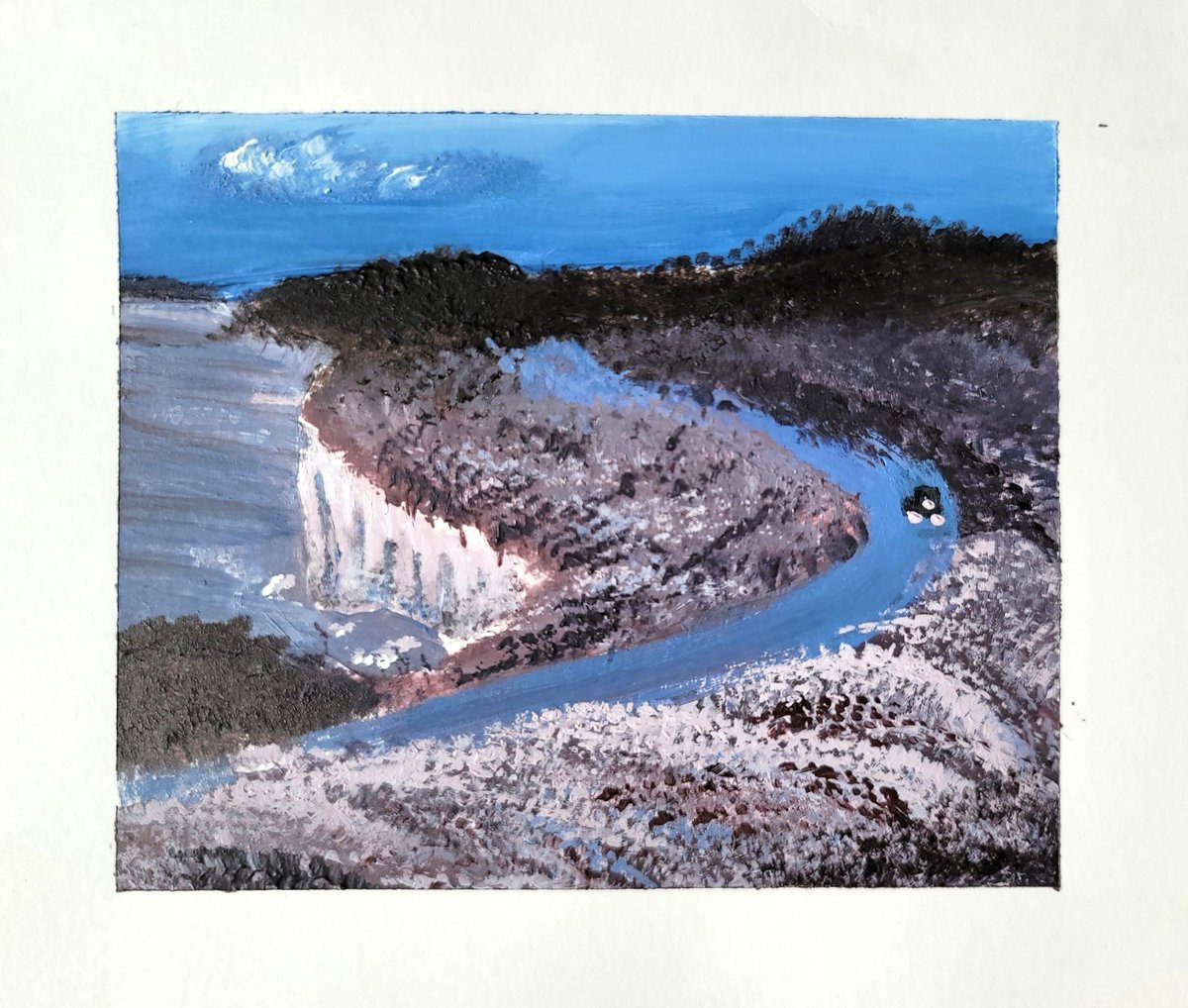 swhitearts's tweet photo. (2019) Small color exercise paintings of a landscape from #thehandmaiden #아가씨 https://t.co/l8nVMSsFw3
