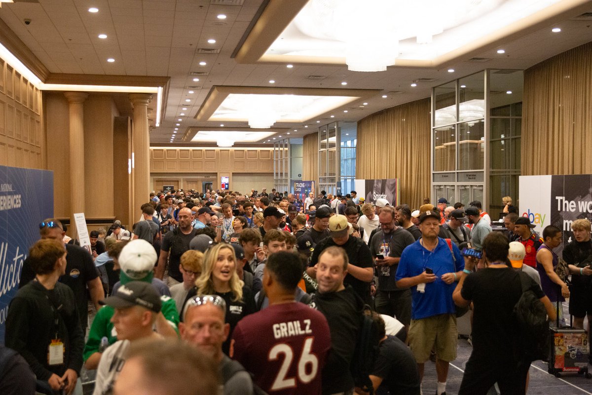 nsccshow's tweet photo. Thank you to all our collector friends for making the 46th National Sports Collectors Convention one we won’t soon forget ✊🫡

#thenational #nscc https://t.co/Sg3Qm9EUv7