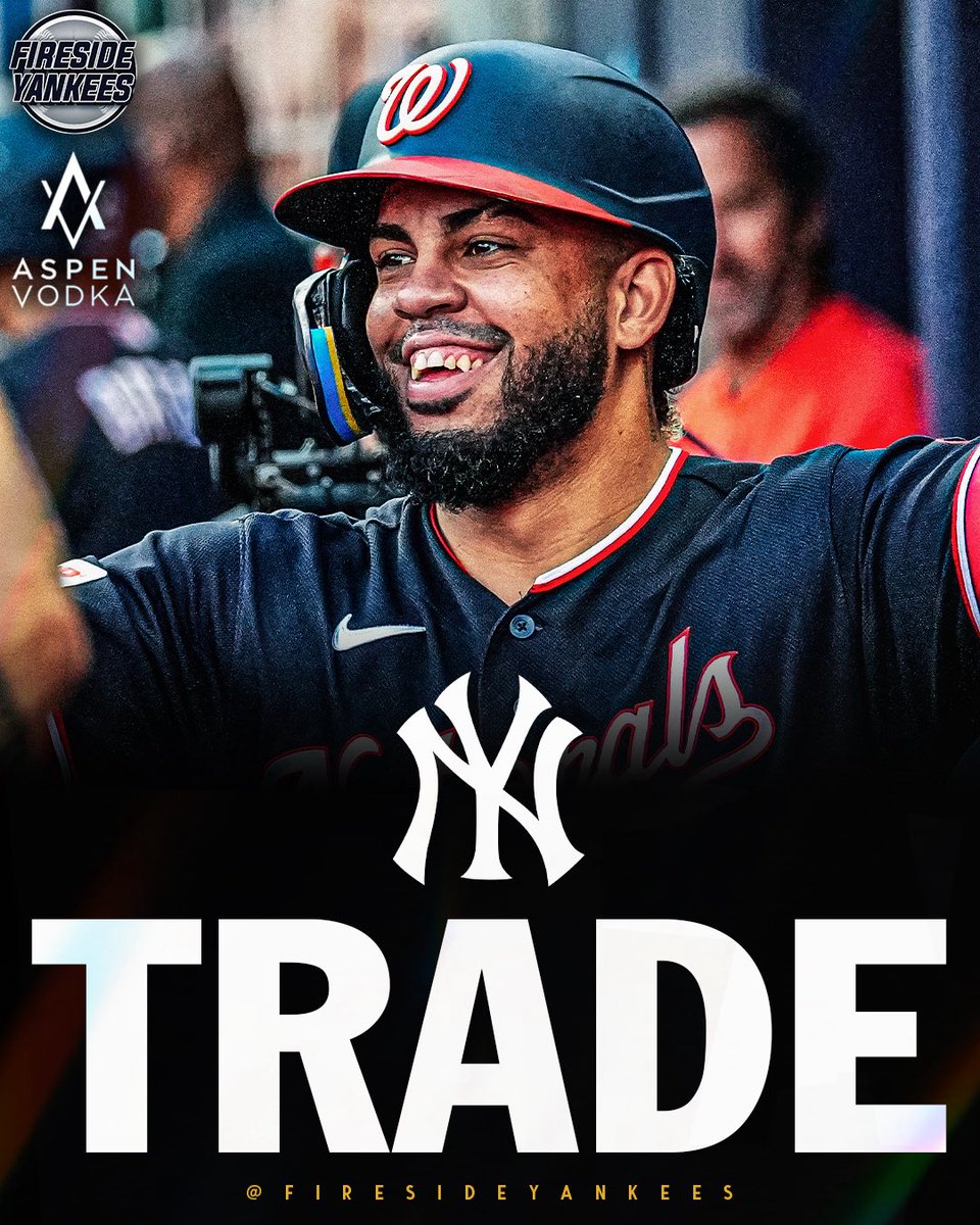 FiresideYankees's tweet photo. BREAKING: Luis Garcia Jr. Has been traded to the NY Yankees, per Jeff Passan. https://t.co/SDm2kL8Wvi
