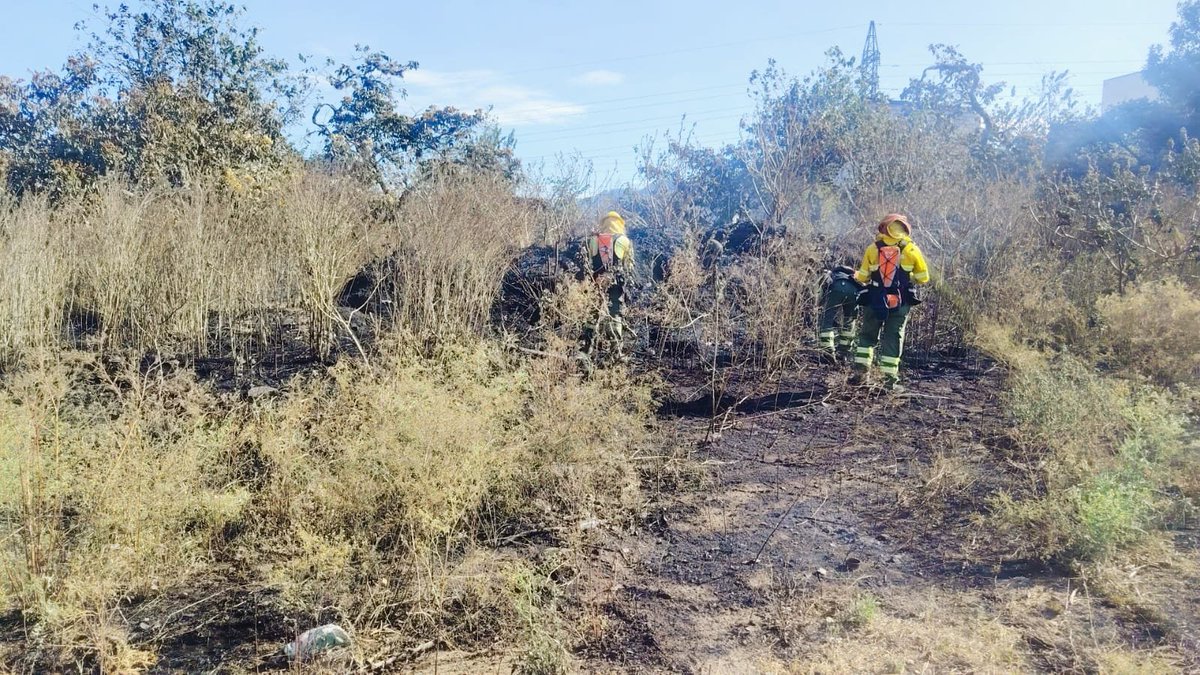 BomberosQuito's tweet photo. 🧑🏼‍🚒 #EmergenciasUIO | Esta tarde, nuestro equipo de combate de Incendios Forestales controló un incendio registrado en el sector de Tanda.

🚒 Estamos preparados para responder, pero estos incendios no deberían ocurrir. En plena temporada de mayor riesgo, persisten las quemas de vegetación seca y desechos en sectores agrícolas una PRÁCTICA IRRESPONSABLE que puede desencadenar incendios de grandes proporciones.

⚠️ Cada incendio pone en riesgo vidas, viviendas, nuestros espacios naturales y también la seguridad de los bomberos que trabajan para proteger a la ciudad. La mayoría de estas emergencias son consecuencia de acciones humanas que pueden evitarse.

👀 Si observas a una persona realizando una quema o prendiendo fuego a la vegetación, comunícate de inmediato al 9-1-1. Tu denuncia oportuna puede evitar una tragedia.

#BomberosQuito