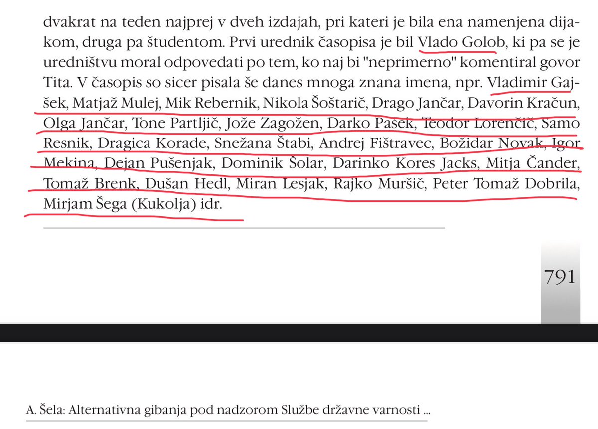NovakBozidar's tweet photo. V tem znanstvenem članku sem omenjen s samimi častnimi. Od 29 je 9 pokojnih. Alternativna gibanja pod nadzorom Službe državne varnosti: mariborska kulturniška scena v osemdesetih letih. Dr. Ana Šela. https://t.co/FjAQ3Z1RTY