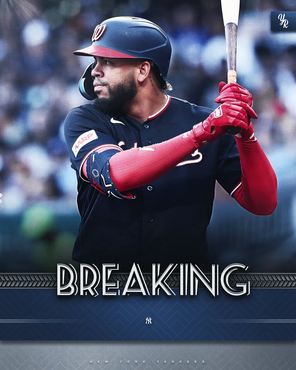 YankeeReport_'s tweet photo. The Yankees are acquiring Luis Garcia Jr. from the Nationals, per @Joelsherman1 https://t.co/tHqZ9mPWJV