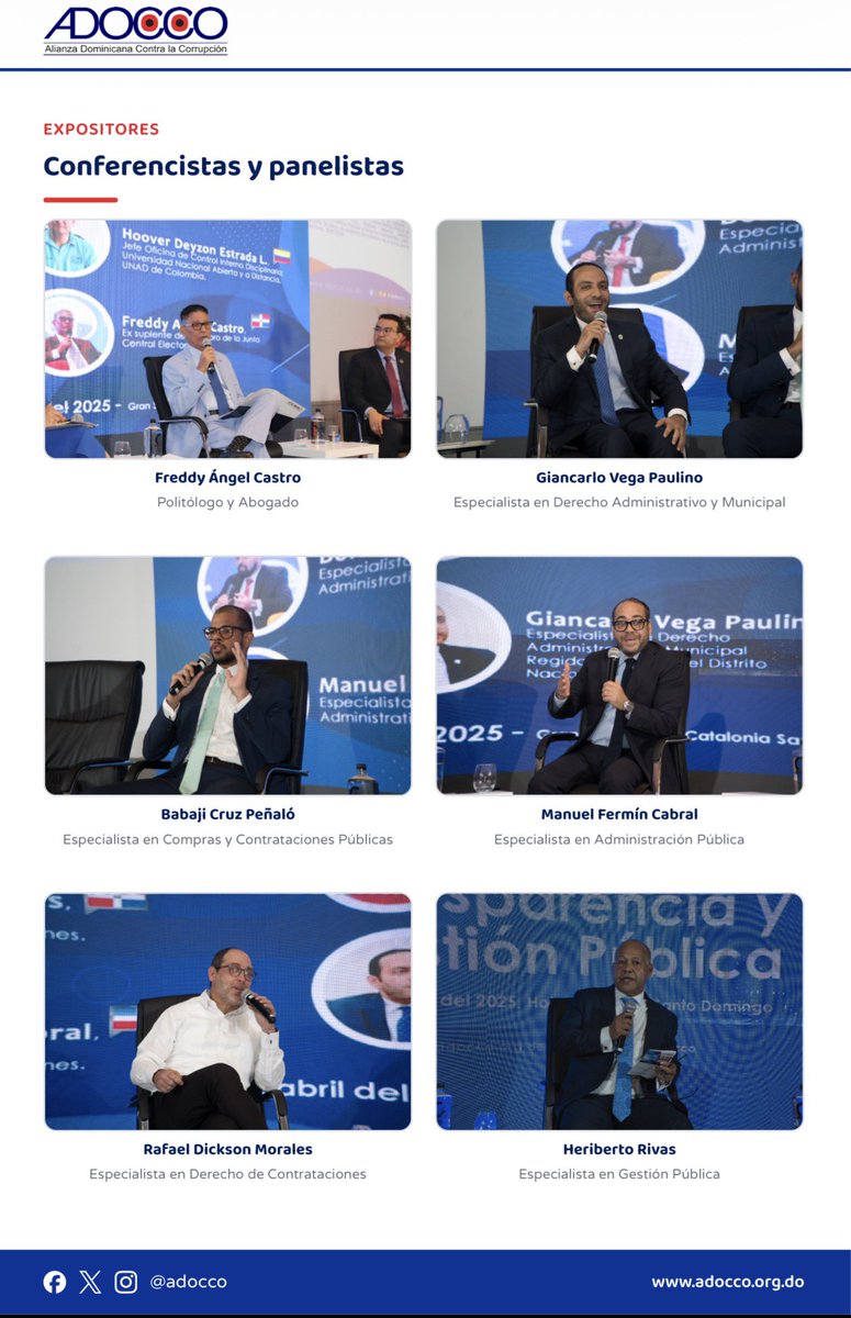ADOCCO's tweet photo. "Siempre ha sido nuestro interés de que la transparencia sea tomada con la debida seriedad e importancia que amerita y para el fortalecimiento de la institucionalidad para poder alcanzar los objetivos." Julio De la Rosa Tiburcio, presidente de ADOCCO. https://t.co/okrQwuuTH7