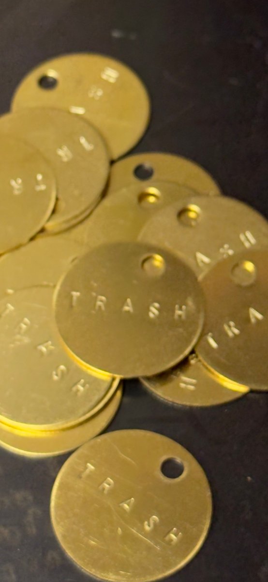 TwoWheelTrashWv's tweet photo. New item on website!
@twowheeltrash.com 

Mark your key ring with this classy but trashy brass tag.
Let everyone know even your keys are trashy and free.
#motorcycle
#choppers
#trashyandfree https://t.co/uBSjK4UFid