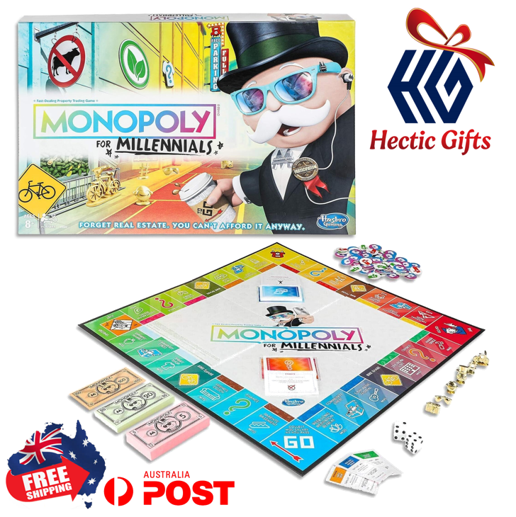 HecticGifts's tweet photo. NEW - Monopoly Millennials Board Game
https://t.co/SnJ1IeqZMI
#New #HecticGifts #Hasbro #HasbroGaming #MonopolyForMillennials #Monopoly #BoardGame #Millinnials #GameNight #FamilyFun #Game #Collectible #FreeShipping #AustraliaWide #FastShipping https://t.co/2C2Lr724lh