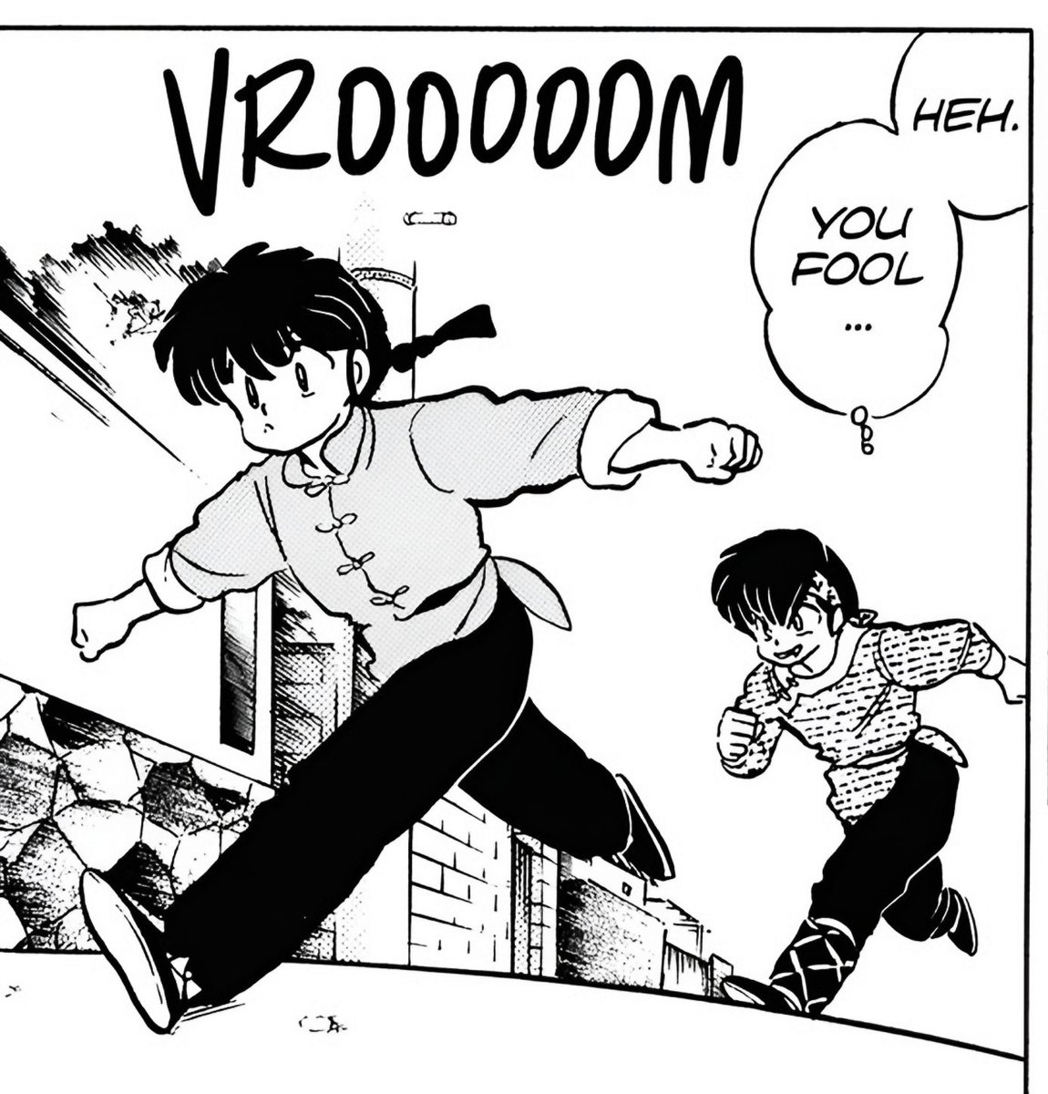 gigiutsu's tweet photo. There's the Naruto run, but there's also the Ranma run 🏃🏻 https://t.co/lFEupUp3kS