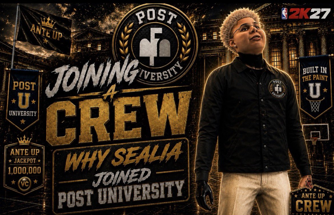 POSTUNIVERISTY's tweet photo. @osealia_2k HAS OFFICIALLY JOINED https://t.co/gYkqrV3bb9