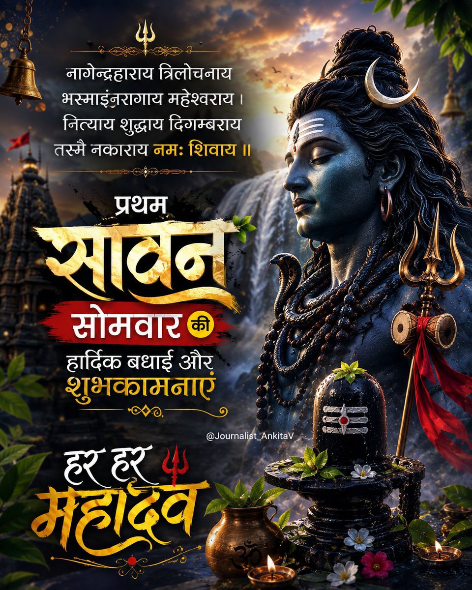 GaindaL's tweet photo. सावन माह के #प्रथम_सावन_सोमवार की हार्दिक शुभकामनाएं 🙏

#हर_हर_महादेव 🔱 🚩 https://t.co/S0uivhlbGK