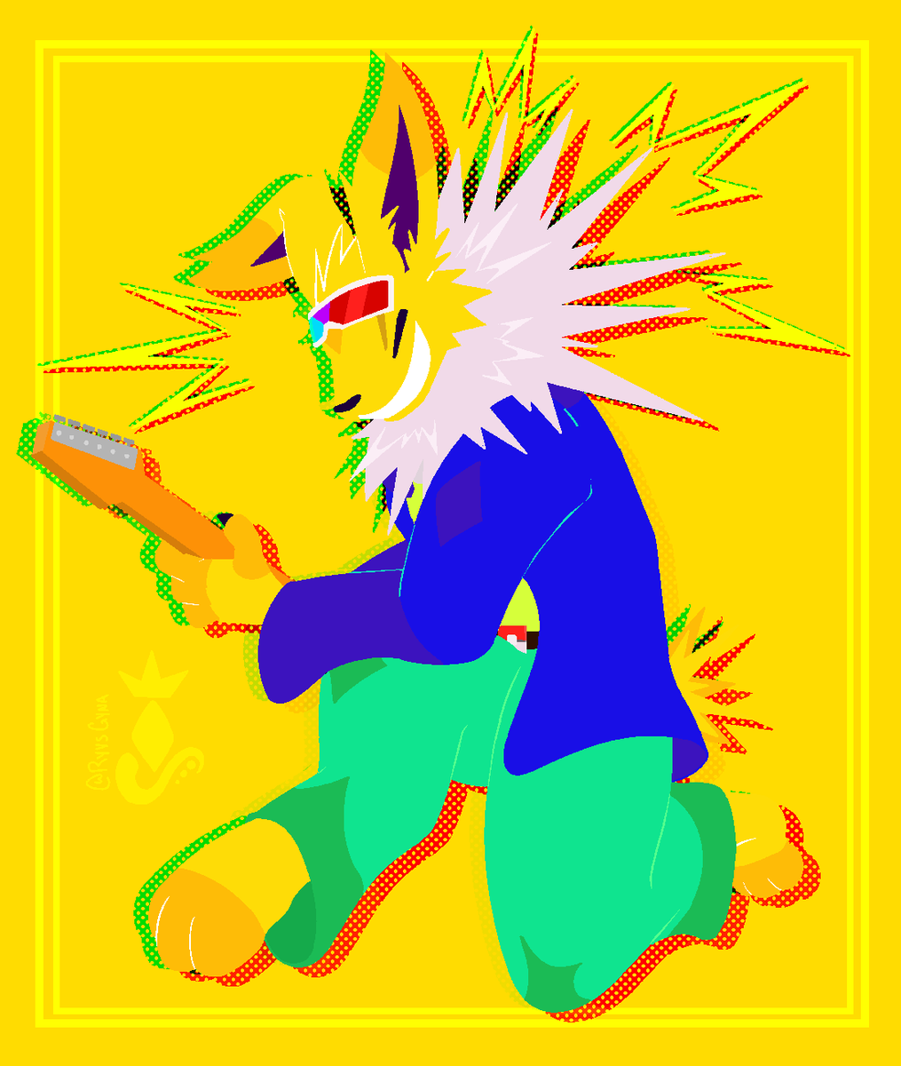 RyysGyna's tweet photo. Revenge for snailshell_'s character Pyro!
Last attack of the year!!!!
#art #furry #furryart #artfight https://t.co/9mhrCDtizJ