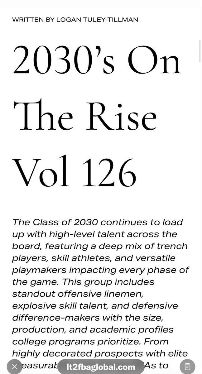 WestbrookGrandy's tweet photo. “2030’s On the Rise” Thank you for the write up @LoganTillman 
Looking forward to the Carroll season starting . 🐉 @leemunn87 
@CoachAyers_
@CoachRazloznik @feedthesharks40
@TheDivineOne_ 
 @CarrollDragonFB
@jakequinn02
@NICK15GERB https://t.co/Csb2udsjRS