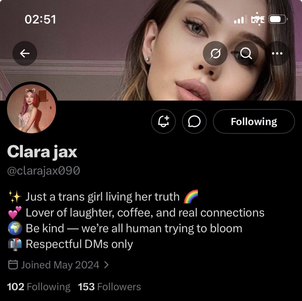 clarajax66's tweet photo. A fresh start. 💙

Lost my old X account and someone I truly loved. Thank you, Nathan, for everything. I wish you nothing but happiness. Now it’s time to heal and keep growing. 🏳️‍⚧️✨

#TransWoman #NewBeginnings #HealingJourney https://t.co/KGCvorvopR