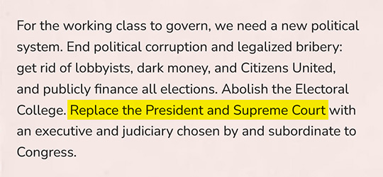 ReviewsPossum's tweet photo. Because that's the DSA's platform as stated on their own website. https://t.co/GVA3kPySzl