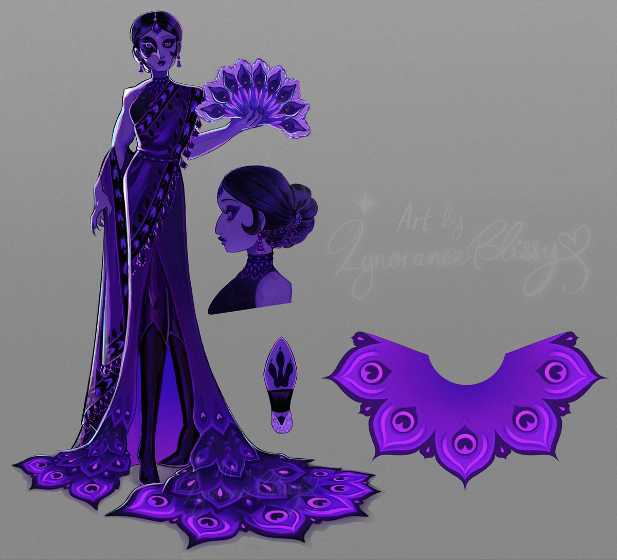 IgnoranceBlissy's tweet photo. I made some alterations to my Mayura redesign! #MiraculousLadybug #Mayura 

Side Note: I have this idea where every time she makes a senti, she’d gain henna that is visually inspired by that senti until the senti’s amok breaks free or she snaps away the amok herself! https://t.co/heKA2Ln77s