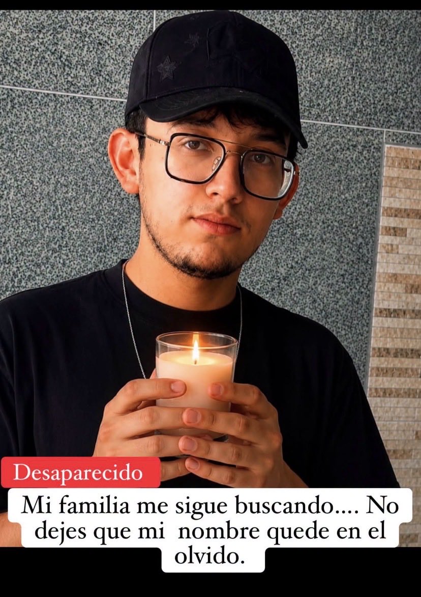 YaskadeF's tweet photo. #DóndeEstásCarlosEmilio
#HastaEncontrarte
🙏🙏🙏

#NosFaltan135000Desaparecidos https://t.co/nrMI602jih