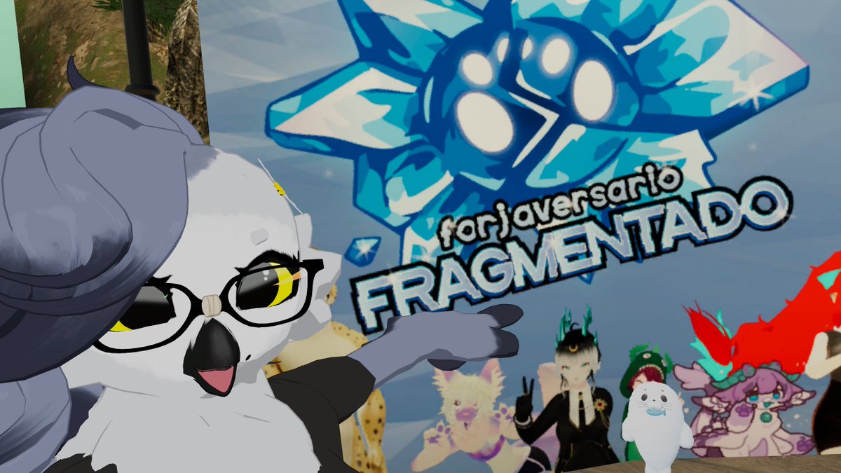 nyaelli's tweet photo. Some pics in #ForjaversarioFragmentado2026 !

#VRChat #Forjaversario #ForjadoresHispanosVR #VRChatCommunity #VRChatPhotography #Furry #FurryBird https://t.co/w5jddxdNJX