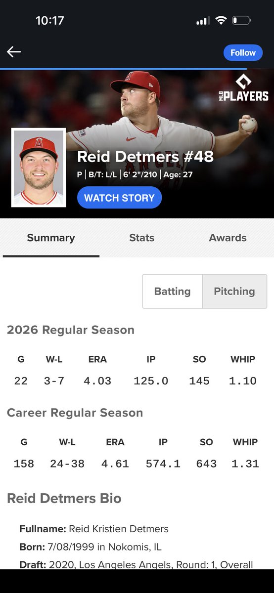 NoahB808's tweet photo. @CubsWorld80 @PJ_Mooney Can someone explain to me why Reed Demmer’s is in discussion. His stats are not good and most people are saying you’d have to give up a tom for him. https://t.co/uMFVcXQ0SZ
