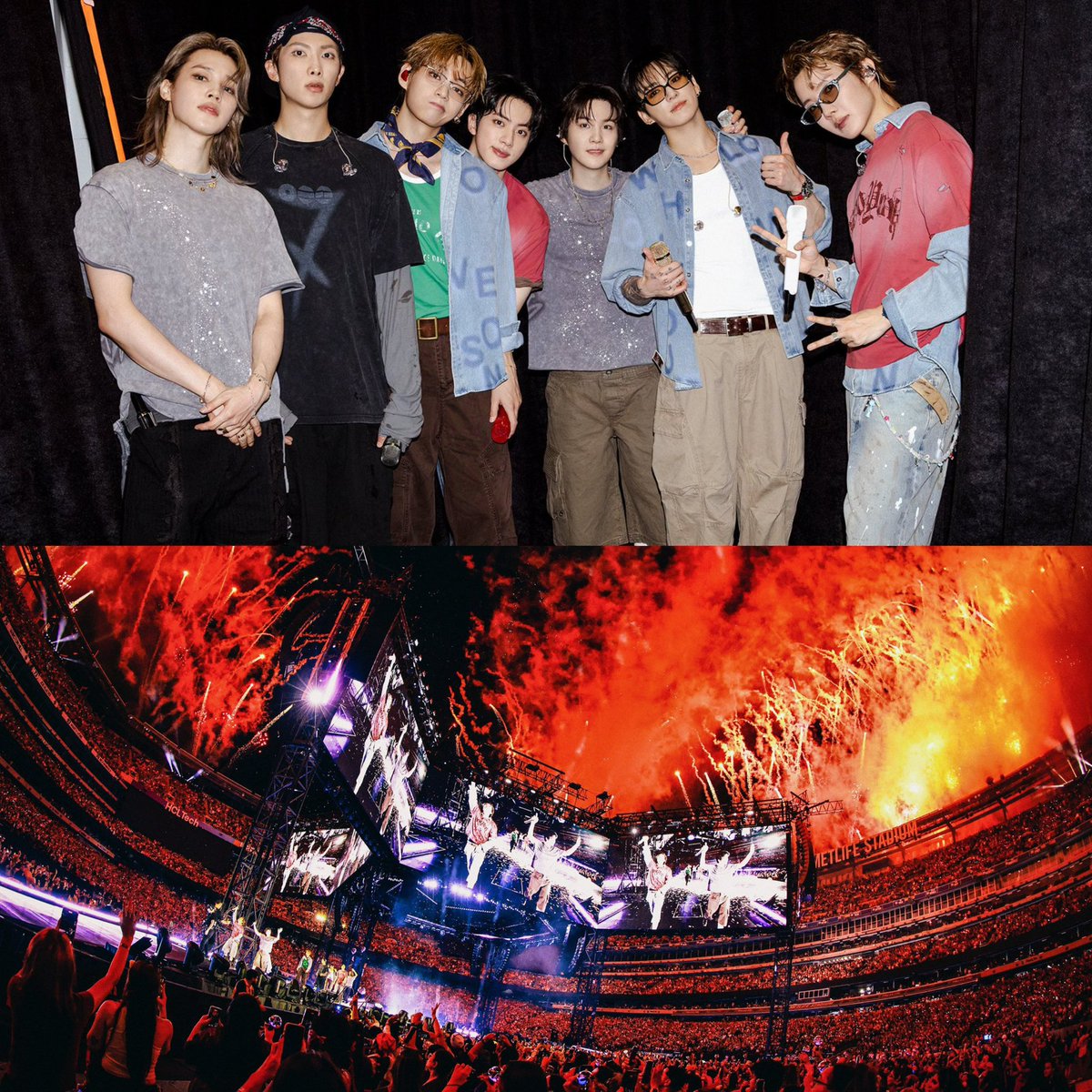 btschartsxdaily's tweet photo. [NEWS] #BTS successfully concluded their two SOLD-OUT concerts at MetLife Stadium in New Jersey, USA! 🇺🇸

#BTS_WORLDTOUR_ARIRANG
#BTS_WORLDTOUR_ARIRANG_EASTRUTHERFORD https://t.co/Y5rcrXpNQy