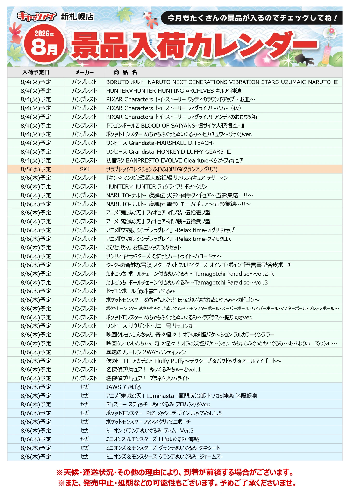 キャッツアイ新札幌店 on X: 
