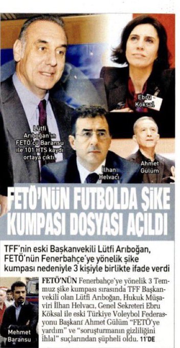 HabibHabib1907's tweet photo. Lutfi Arıboğan, İlhan Helvacı, Ebru Köksal ve Ahmet Gülüm Galatasaray’ın önünü açmak için haksızca, hukuksuzca ve adaletsizce  FENERBAHÇE’nin önünü kestiler bu şahıslar ve bunların bağlı oldukları Galatasaray kulübü  cezalandırılmadan 3 Temmuz 2011 bitmez.
@Fenerbahce
@TFF_Org
@tcbestepe
@adalet_bakanlik
@istanbulCBS