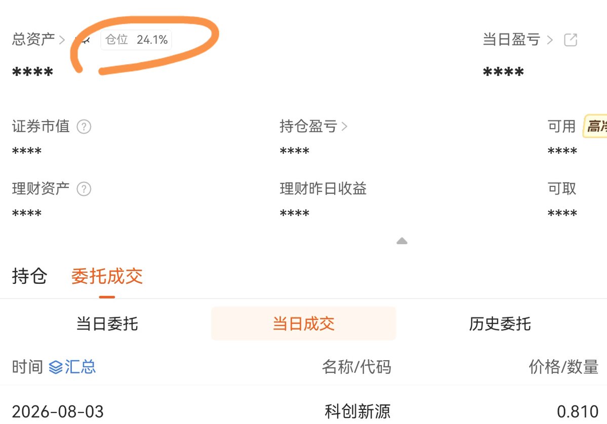 adatse22's tweet photo. 买了点这个，仓位就这样了，不再买买买了，三只A股也够了，我还要炒其他，太多精力不够分配。俺们币圈祖训：跑要快，不满仓。 https://t.co/u8289Hv2Sx