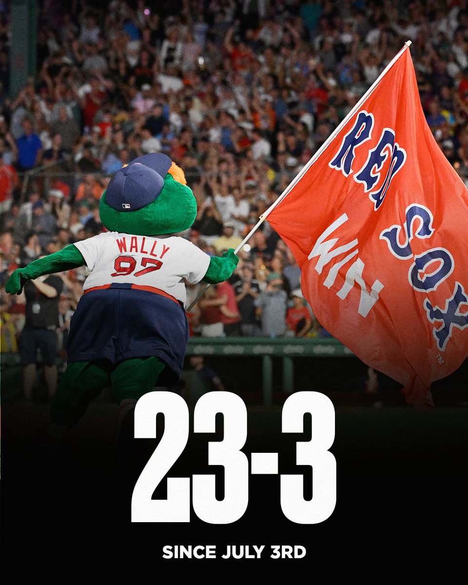 Underdog's tweet photo. RED SOX SWEEP THE DODGERS AND CONTINUE THEIR UNBELIEVABLE RUN

Hottest team in baseball and it isn't close. https://t.co/0Iz8Bftsbr