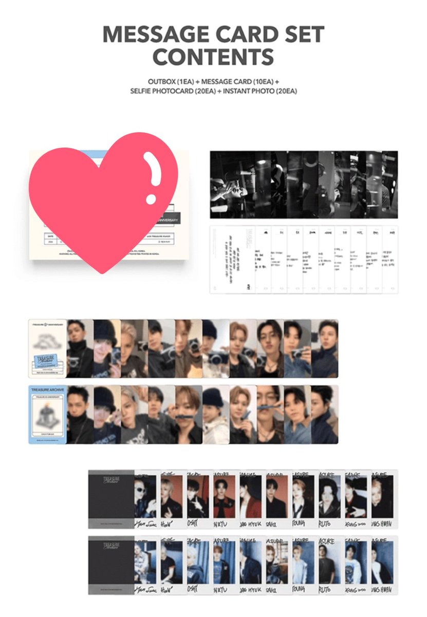 hootoie's tweet photo. ✨️หารการ์ด TREASURE ARCHIVE MESSAGE CARD✨️
 
🎁ได้การ์ด 5 ใบ🎁

ว่าง
✅ ฮยอนซอก
✅️ จีฮุน
✅️ โยชิ
✅ จุนกยู
✅️ แจฮยอก
✅ อาซาฮิ
✅ โดยอง
✅ ฮารุโตะ 
✅ จองอู
✅ จองฮวาน

❤️‍🔥 เมมละ 90.-
📮 ค่าส่งเหมา 40.-
✨ DM/เมนชั่นเมม
✈️ ส่งกลับแอร์
#ตลาดนัดtreasure  #ตลาดนัดเด็กสมบัติ https://t.co/yiqpSizFut