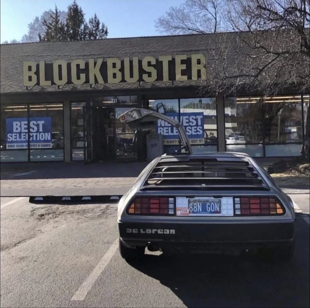 RetroByteVault's tweet photo. There's no time to explain. Get in the car. https://t.co/z44IWXQ1tm