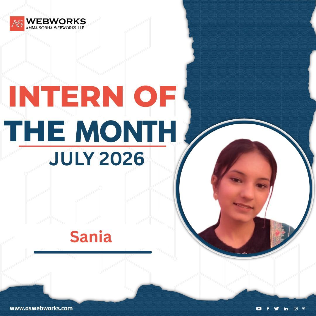 aswebworks's tweet photo. #Congratulations to Sania Sehjal on being recognized as our Intern of the Month at ASWEBWORKS LLP! 

Your dedication, enthusiasm, and commitment to learning have truly set you apart. Your hard work and positive attitude continue to make a meaningful impact. https://t.co/iBs54ka4Vd