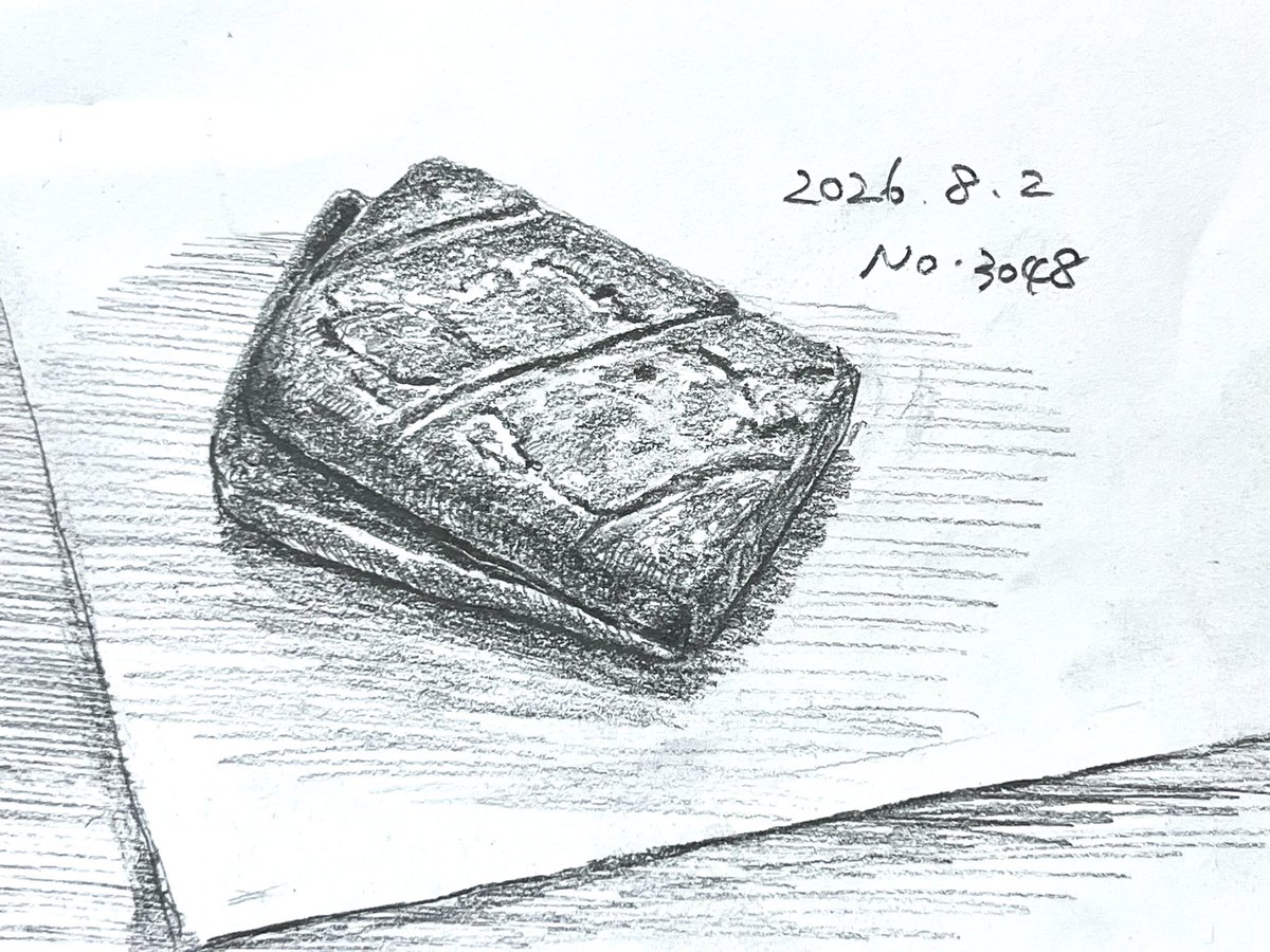 毎日デッサン計画。 #鉛筆画 #毎日デッサン計画 #ガトーレーズン 
