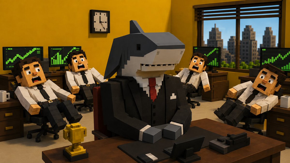 PlayFiredTycoon's tweet photo. Nobody remembers hiring him. Badge works. Desk assigned. Payroll includes him.

He has not lost session yet, and he does not swim backwards.

HR asked once. HR does not work here anymore. https://t.co/pfQ5IaLjNd