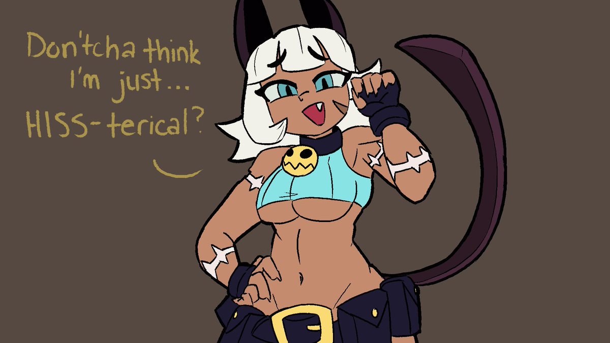 ab0dega's tweet photo. Pun-Slinging Scratcher 
#skullgirls https://t.co/4LqOZLVBKj