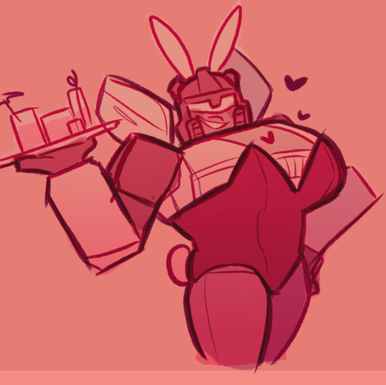 BIGFROGS_'s tweet photo. sorry this is lazy as hell I just wanted to doodle something for bunny day enjoy jazzholes https://t.co/BC1koFukww