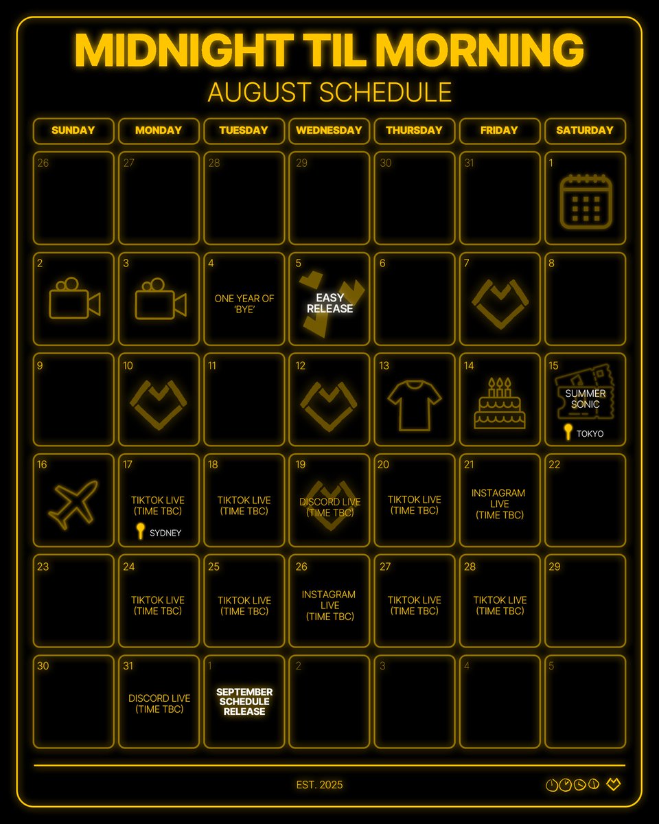 mtmofficialhq's tweet photo. Happy ‘Easy’ release month Midnighters 🫶 We’re so excited to show you what we have planned for you this month! (including a few surprises along the way 👀) https://t.co/zjBqvKqskR