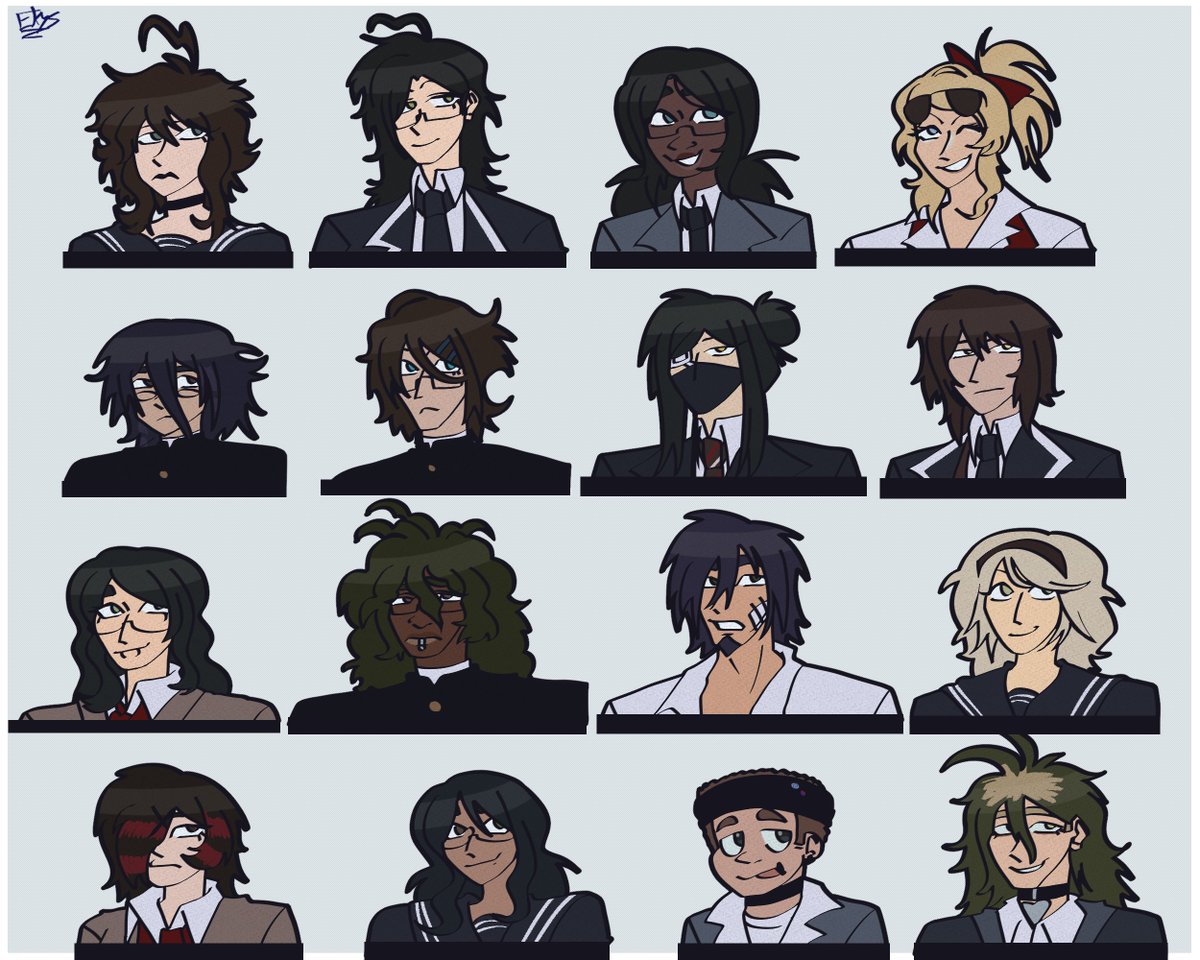 Ekyssd's tweet photo. we got their pre games cause they look a little too different it's not even funny

#danganronpa #drtwt https://t.co/K6oOE8xj9A