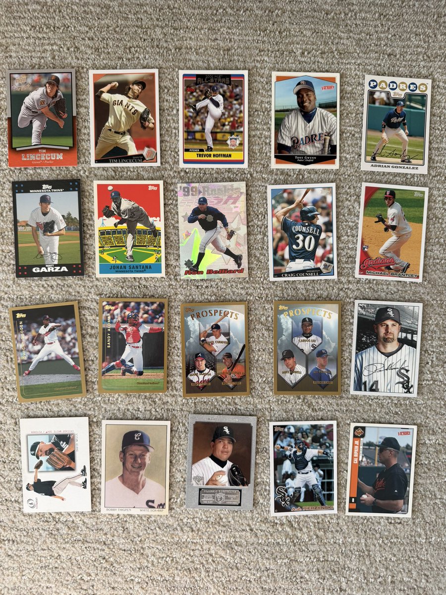 BlakesCards42's tweet photo. @cardboardbst @Punity32 ⚾️ 20 CENT BASEBALL CARD SALE! ⚾️

NEED GONE! 

💵 $.20 EACH
✉️ $1 PWE | 📦 $5 BMWT
💰 PayPal G&amp;S or Venmo

Always happy to bundle cards, stack purchases, and work with offers.

Comment or DM to claim! https://t.co/L6rr3n7PNc