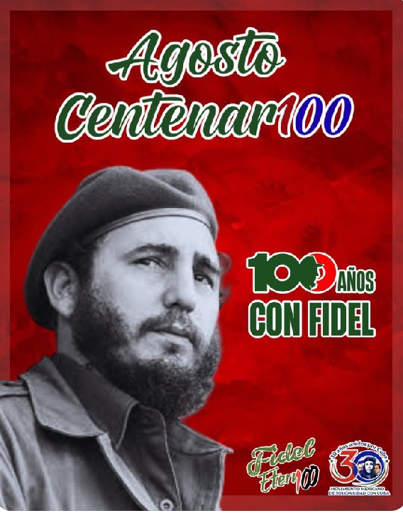 AlmaguerPerdomo's tweet photo. En respuesta a @EVilluendasC 
A 12 días de su Centenario, los comunistas cubanos seguimos defendiendo sus ideas y luchando contra el imperialismo junto a nuestro heroico pueblo:  ¡Venceremos!
#100AñosConFidel https://t.co/qn8logevvj