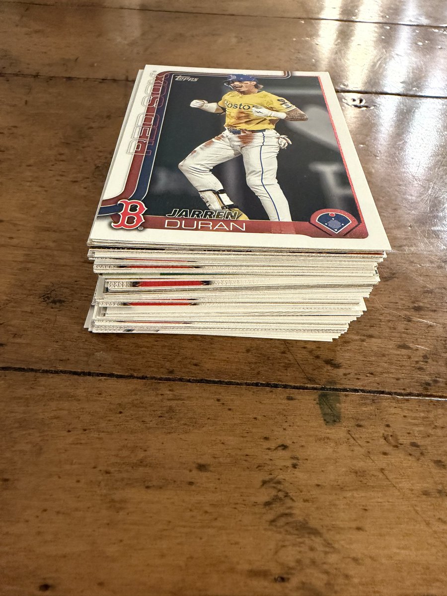BlakesCards42's tweet photo. @cardboardbst ⚾Red Sox Team Lot – $10 Shipped OBO⚾

58 card Boston Red Sox team lot featuring no duplicates. Every card shown is included.

📦 $10 shipped
💵 PayPal G&amp;S
🤝 Open to offers
📬 Ships securely with tracking
📸 You will receive the exact cards pictured. Happy to bundle! https://t.co/WO2s5NsP2Y