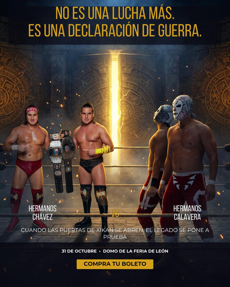 HRingforce's tweet photo. Octubre con toooodos🔥🔥🔥 @Angeldeorocmll @NIEBLAROJACMLL @calavera_jr #cml #luchalibre #luchalibremexicana https://t.co/2r7kODZzAp