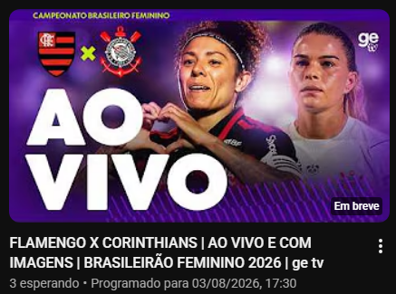 dirsoament's tweet photo. Pessoal, lembrando que Flamengo x Corinthians, amanhã, será no SporTV e na GE TV. https://t.co/rTPq1BQR8Q