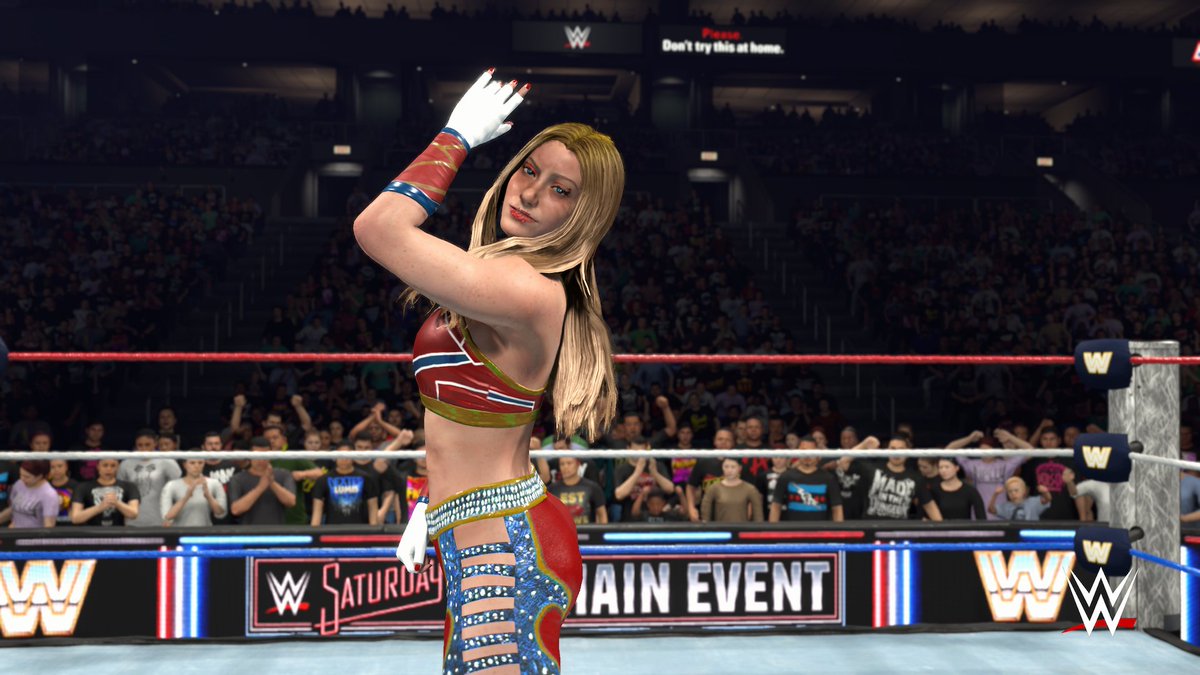 Knucklez9_VT's tweet photo. Heres the attire I made for my bestie @TheAutismCarol and yes its captain marvel inspired.

 #WWE #CAW #TND #TAC #wwe2k #wwe2k26 https://t.co/WI9I2fYua5