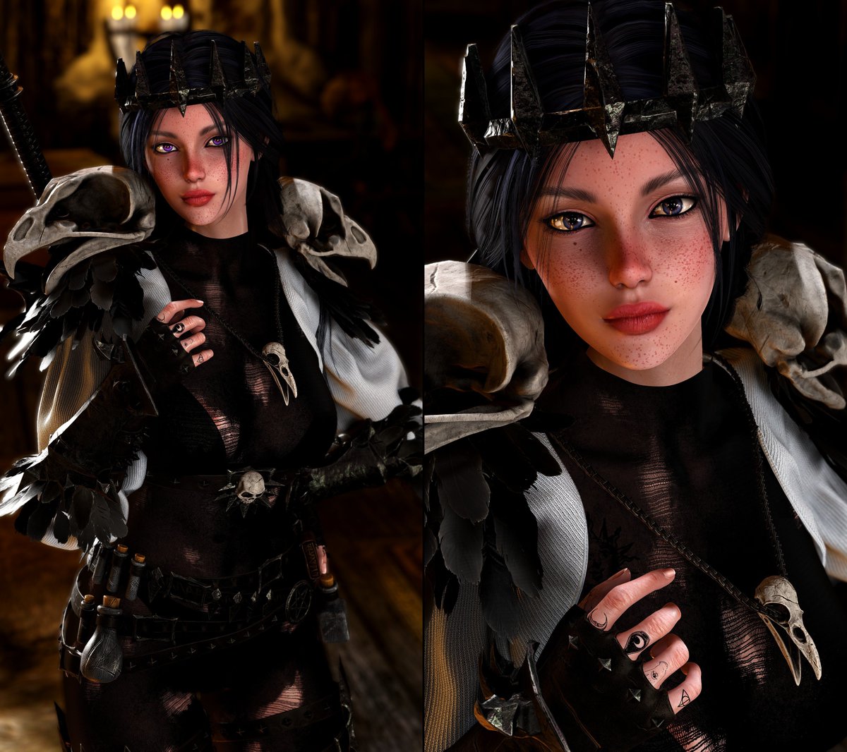 SicParvis_1's tweet photo. Which eye do you prefer? 
#SkyrimSE https://t.co/TwAIiuLQKA
