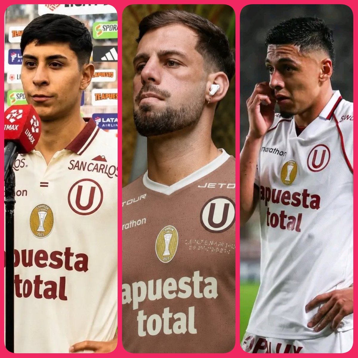 MiPasionNoTCura's tweet photo. PREGUNTA SERIA¿Qué les pareció el nivel de Quiroz, Requena e Inga ?

Cuper
Alzugaray
Lapadula
Fértoli

𝗗𝗘𝗝𝗔 𝗧🅤𝗦 𝗖𝗢𝗠𝗘𝗡𝗧𝗔𝗥𝗜𝗢𝗦✍️

#UnidosOtraVez #Liga1TeApuesto #UnaHistoriaDeGrandeza #GrandeHayUnoSolo #TricampeUnes #MiPasionNoTieneCura #Universitario #YdaleU https://t.co/Lo9qiJUEC7