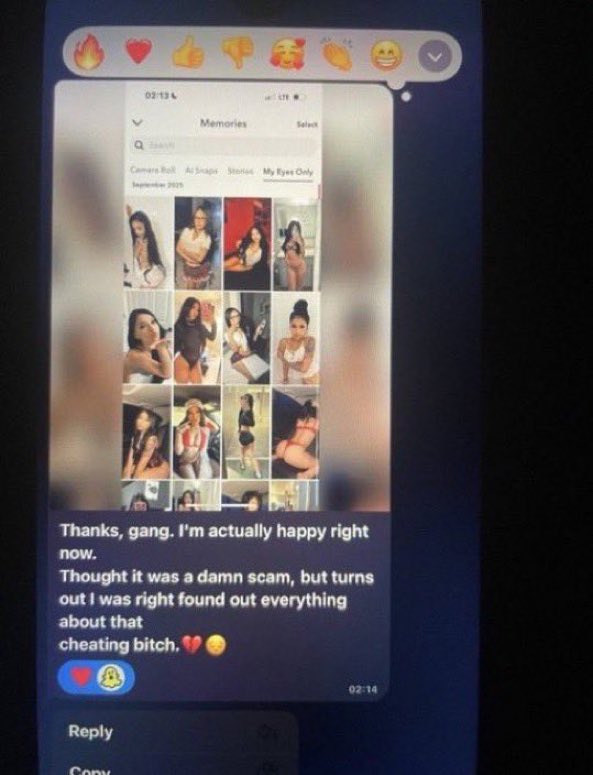 Abdullahi_Fam's tweet photo. *Let's get into her Snapchat memories to catch a cheating partner, view "My Eyes only" Remains undetected during a brute-force!!
what she got in her eyes only.>< #momson #nolimits #snaphack #teenagegirls #buyingcontent #paypigs #findsub #wataa #spain #monkeyapp https://t.co/Wt8xj4g6Nz