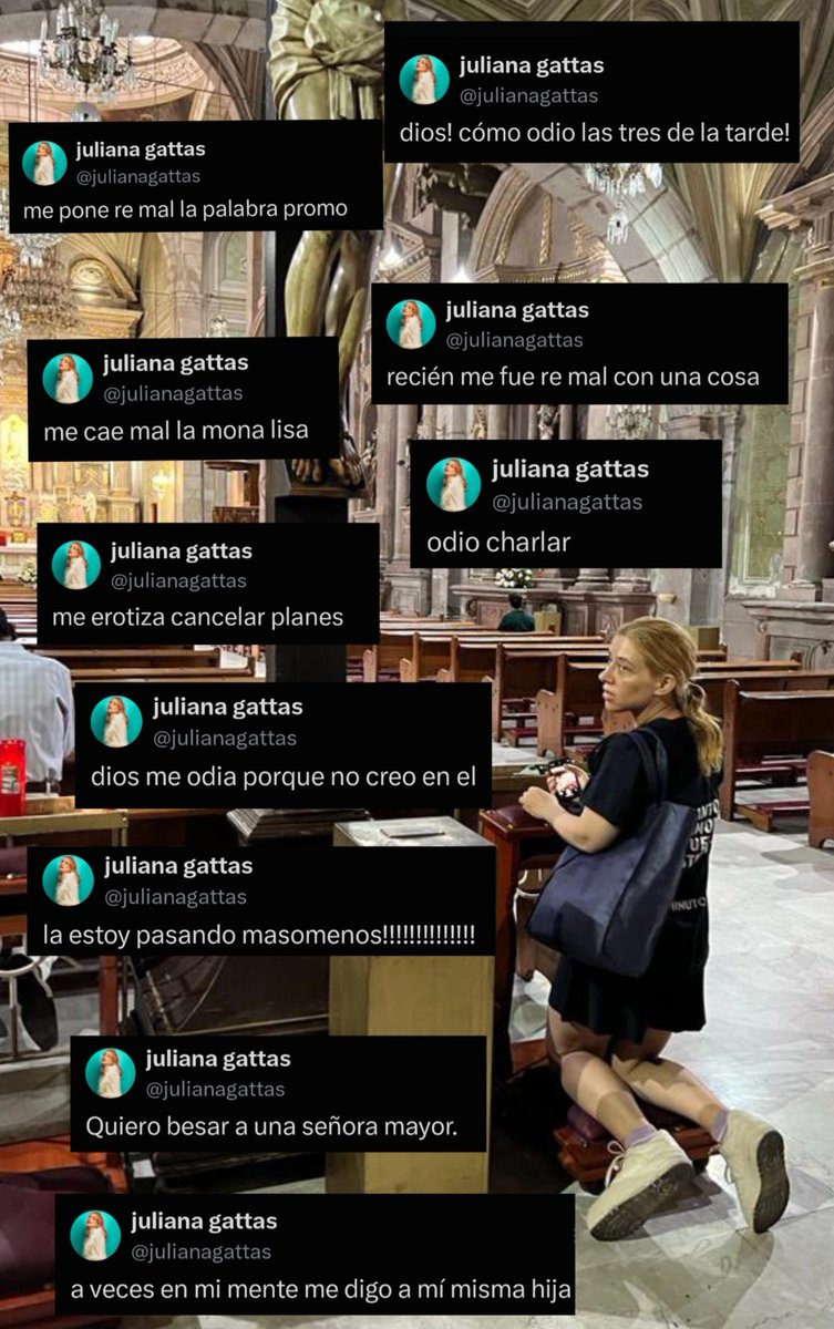 memoriapoeticaa's tweet photo. atención gente va una serie d posibles confesiones de juliana en el confesionario de rosalia en argentina https://t.co/PyEfzV6QuI