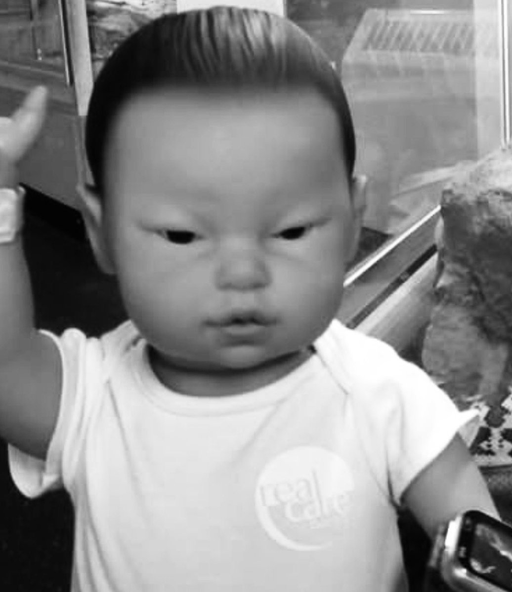 bofcrave's tweet photo. John Chungus, a man in his 70s known for the 2025 touch grass movement, has reportedly killed 1 month old Thanos. https://t.co/lHRGl0ZJhA