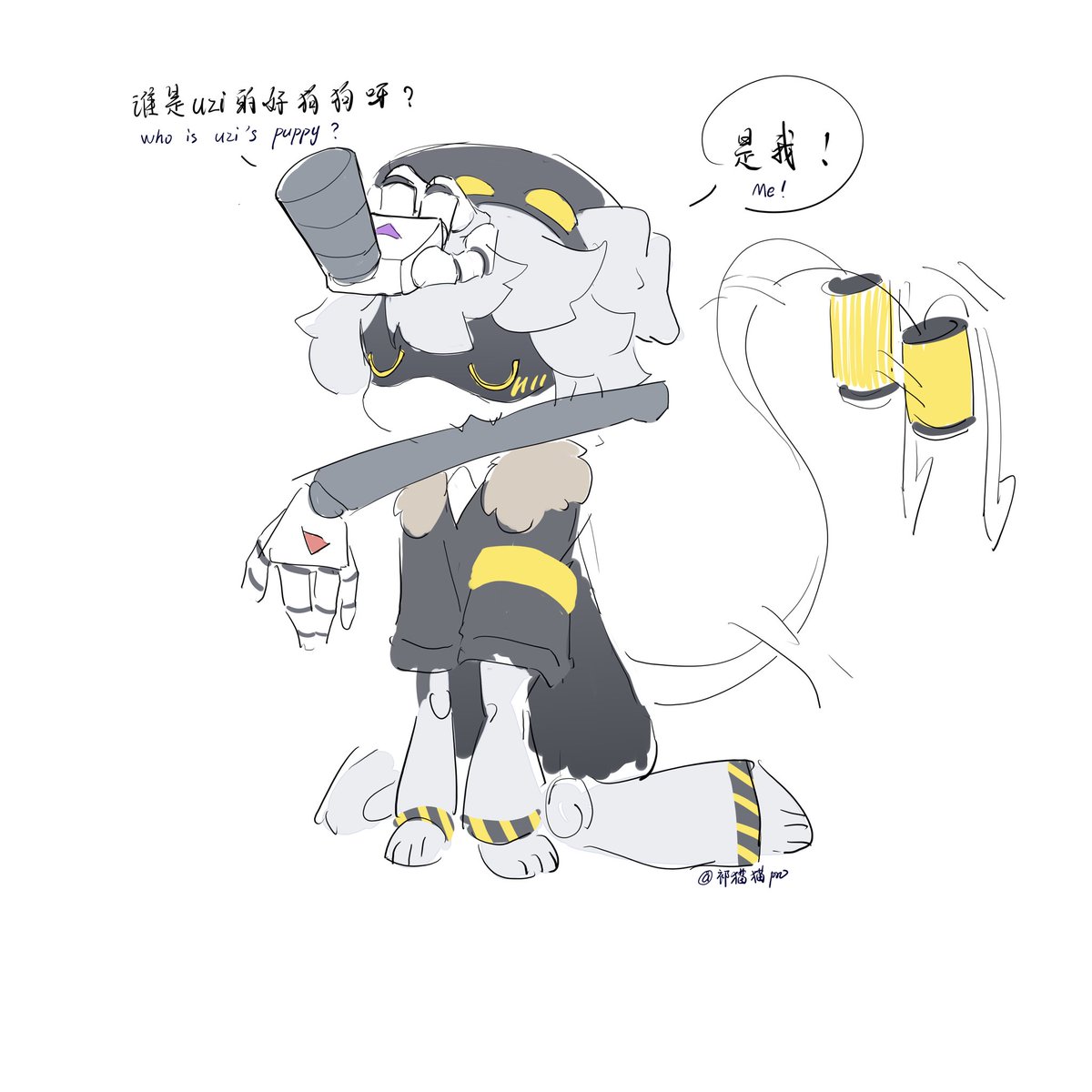 KittyChi_art's tweet photo. #murderdrones #Nuzi https://t.co/cjSZkFpDrR