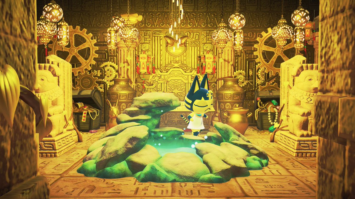 BushdNoelTanaka's tweet photo. 黄金の神殿🦂🪎｡⁠*ﾟ⁠+

#あつ森ニンドリ投稿
#ハピパラ #あつ森アプデ
#あつ森  #あつ森写真部 #ACNH https://t.co/whEYhpn5IG