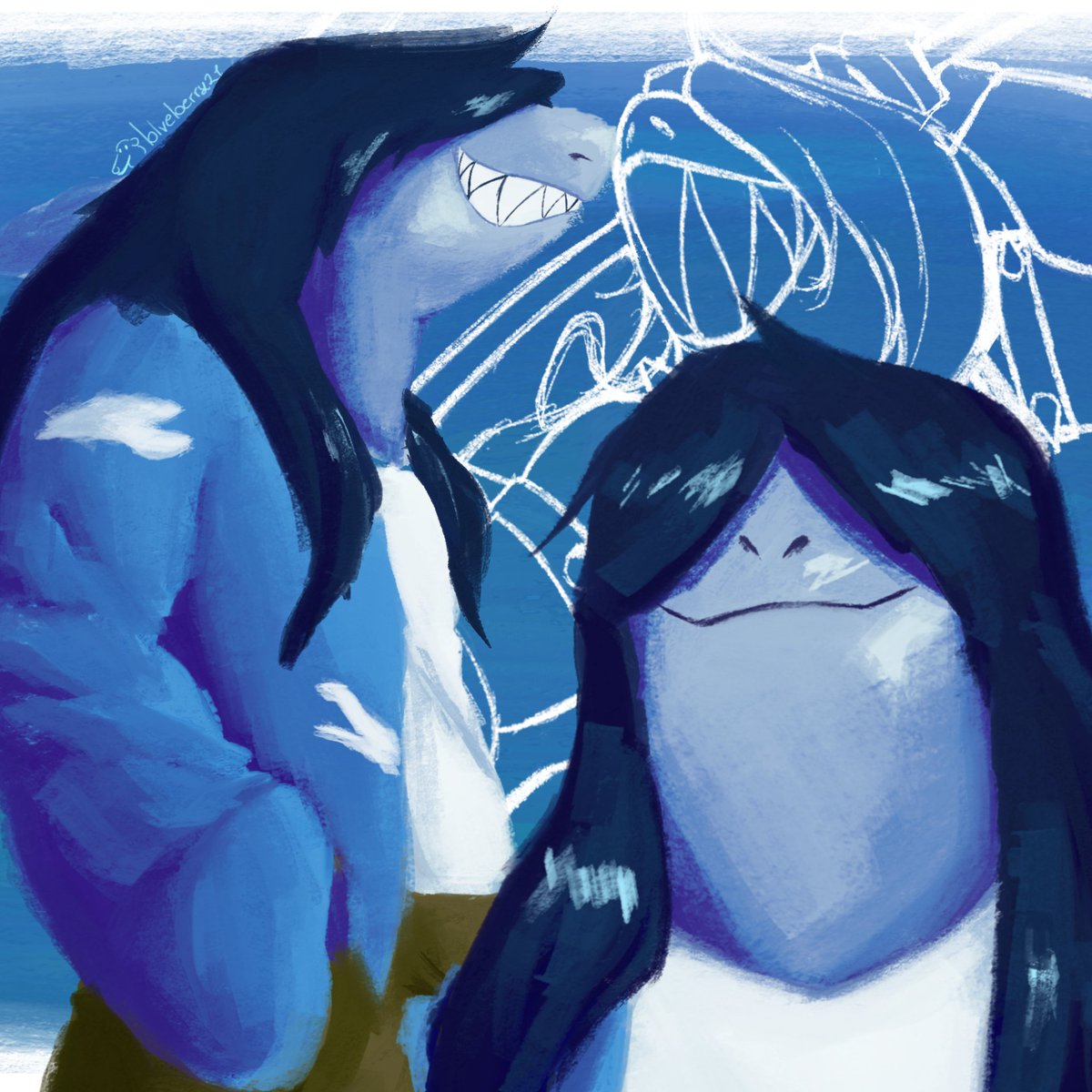blveberry21's tweet photo. whatever, cool fucking shark susie sketch because this idea rocks
#DELTARUNE https://t.co/0ypXlgbODD