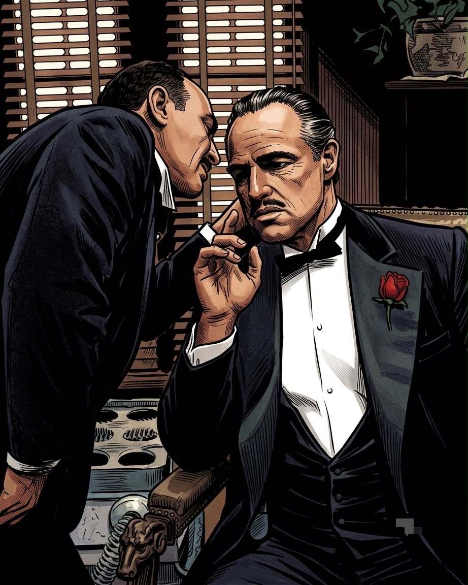 Okona99's tweet photo. Do you think Corleone became a villain… or was he simply doing what his family demanded? https://t.co/gWqLwTRTt2