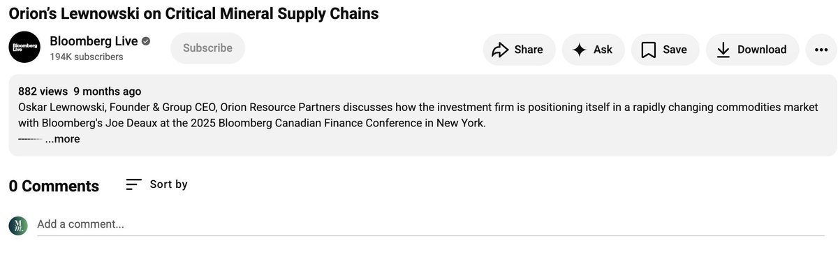 JackFarley96's tweet photo. Biggest mining investor in the world gets 882 views, 0 comments, so classic https://t.co/apkCY87ux0